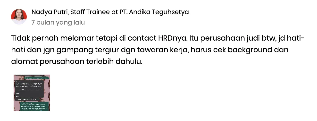 Apakah PT Anugerah Graha Bersama Penipuan?